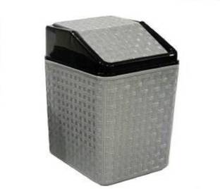 SINDHUSALES Small Table Dustbin / Desk Dustbin with attached lid Plastic Dustbin Plastic Dustbin
