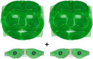 JUBLYN 2pcs Aloe vera gel face and eye masks  Face Shaping Mask