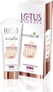 LOTUS HERBALS WhiteGlow Matte Look All in One DD Creme SPF 20 - Natural Beige