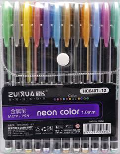Definite Metal Pen Neon Color 1.0 mm Superfine Tip Nib Sketch Pen