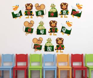 Wallzone 70 cm Tamil Alphabets Removable Sticker