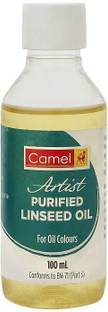 Camlin Artist Purified Linseed Oil for Oil Color, 100ml (Yellow)