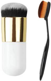 Uchiha Professional Foundation Brush and Oval Foundation Brush pack of 2