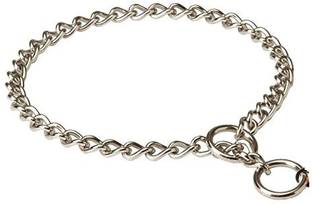 chullbull pet products Dog Chocke Chain Collar 63 cm Medium For All Dogs 63 cm Dog Chain Leash