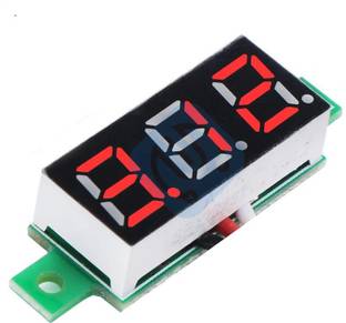 electrolight Red 0.28 inch DC 0-100V LED display Mini Digital Voltmeter Ampere Panel Voltage Meter volt Gauge Digital Voltage Tester