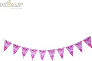FUNCART It's a girl flag for baby shower/baby arrival Banner
