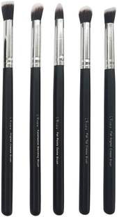 L'Rivara 5 Piece Eye Shadow Brush Set Model LR-204 (Black+Silver)