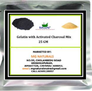 MGBN Gelatin with Activated Charcoal Mix 25 GM