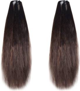 Maahal Set of 2, 40Inchs Brown  Parand/ Extension/ Choti For Womens/Girls Hair Extension