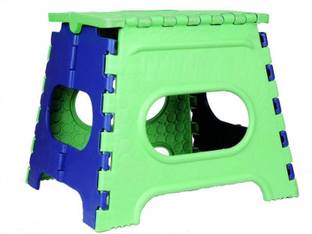 LACOPINE 12 InchPlastic Folding Step Stool for Kids and Adults with Handle Kitchen Stool