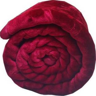 Dtex Self Design Double Mink Blanket for  Heavy Winter