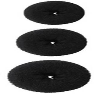 Red Square Hair Donut Bun Maker , Small, Medium, Large - Set of 3pcs Bun