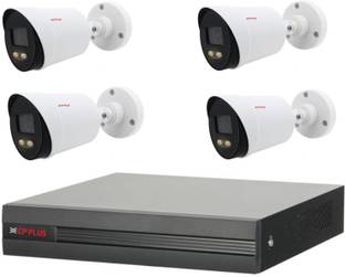CP PLUS 4CH 1080P H.264 Lite Cosmic HD DVR With 2.4MP Full HD IR Guard+Bullet Camera 20 Mtr Without Hard Disk 4CH DVR And 4 Guard+Bullet Camera Combo Kit. Security Camera