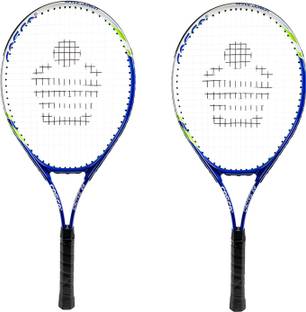 COSCO Junior Drive 26 (26 Inches) (Color on Availability) Pack of 2 Multicolor Strung Tennis Racquet