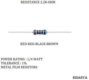 RISARYA RTS-R-2.2K Fixed Resistor