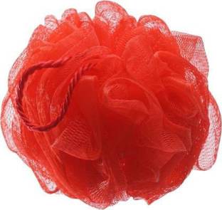 Coozico Round Bath Sponge Loofah/Scrub for Women and Men Bath Shower Body Exfoliate Puff Mesh Nylon Net Candy Colours Sponge