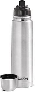 MILTON Flip lid 1000 Thermosteel Water Bottle, ISI Certified, 24 Hr Hot and Cold 1000 ml Flask
