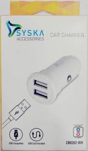 Syska 12 W Turbo Car Charger
