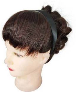 Antish Natural Brown Front Fringes Band  Extension Hair Extension