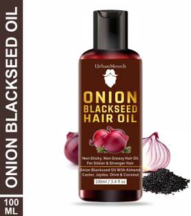 UrbanMooch Onion Black Seed Hair Oil for Hair Growth for (Kalonji Oil) Dandruff & Hairfall Control Hair Oil