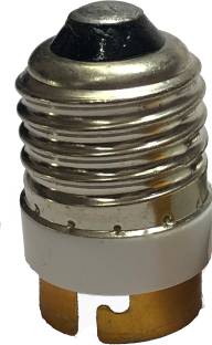 TOPHAVEN E27 to B22 Screw Base Socket Aluminium Plastic Lamp Holder Light Bulb Adapter Plastic, Aluminium, Brass Light Socket