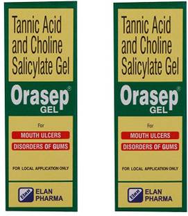 Orasep Gel for Mouth Ulcers (Pack of 2)