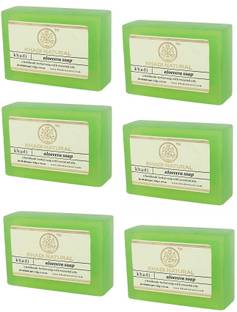 KHADI NATURAL Herbal Aloevera Soap set of 125gm X 2