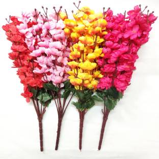 artificial hub ARTIFICIAL ORCHID FLOWER Pink, Red, Yellow Orchids Artificial Flower