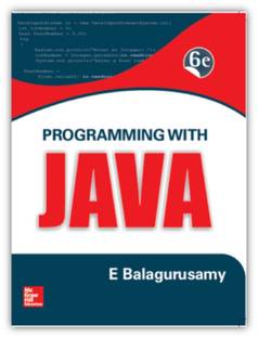 PROGRAMMING WITH JAVA  - A Primer