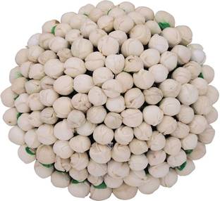 VinshBond Hair Bun Gajra Flower Mogra Gajra Bun Artificial Juda Accessories for Women, White Color Pack of 1 Bun