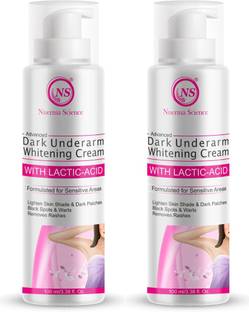 Nuerma Science Advanced Dark Underarm Whitening Cream with Lactic Acid For Sensitive Skin (Pack of 2)