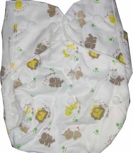 Chinmay Kids Baby Cloth Diaper Pants Adjustable Reusable Washable Printed Button Diaper for Babies/Infants/Toddlers (Age 0 to 2 Years) (Lion Print)