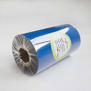 mastBus (3 Pcs) High Quality Thermal Transfer Wax Ribbon Barcode Label (110mm x 300 Mtr) Non- Adhesive Paper Label