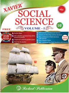 Social Science Guide Book In English Language For 10th Standard Students With Free Work Book