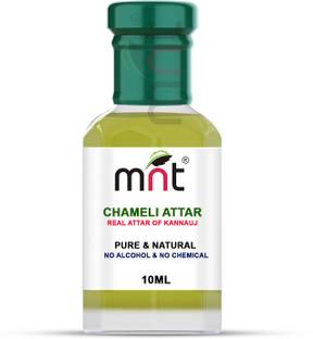 MNT Chameli Attar For Unisex, Long Lasting & Alcohol Free (10ml) - Pure Natural & Premium Quality Roll-on Floral Attar