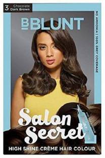BBlunt hair color high shine creme 01 , chocolate dark brown