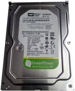 WD GREEN POWER 320 GB Desktop SILVER/GREEN SATA Internal Hard Disk Drive (HDD) (WD3200AVVSP-63L2B0)