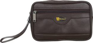 Blowzy Artificial Leather / PU Handy Toiletry/ Travel / Cosmetic/ Makeup Bag / Pouch / Kit Organizer for Men and Women Travel Toiletry Kit