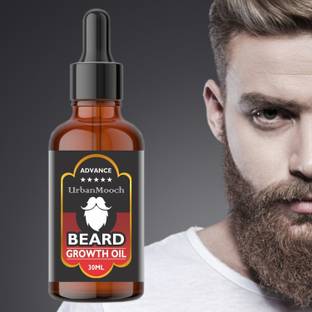 UrbanMooch Advanced Beard Growth Oil for Strong and healthy beard growth & Patchy- Hair Oil