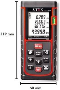 Stok ST-LDM50 SToK ST-LDM50 Laser Distance Measuring Meter Portable Device,Area/Pythagoras Calculation,Measurement Memory Recall,Tape 0.05 To 50M(0.16 To 164Ft)St-Ldm50 Non-magnetic Engineer's Precision Level