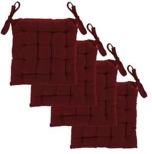 Angel Mommy Microfibre Chair Pad Pack of 4 Solid Square Chairpad