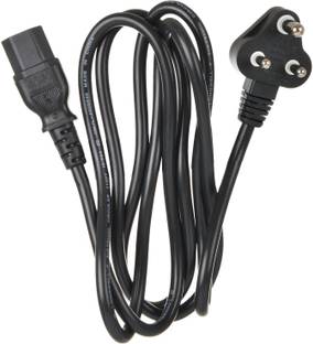 Fedus Computer Power Cable Cord for Desktops PC and Printers/Monitor SMPS Power Cable 1.5m 5 W Adapter