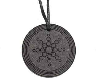 IMREX 1 Unit Anti EMF Rediation Scalar Energy Volcanic Lava Quantum Bio Negative Ions Stone Pendant Set