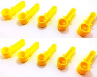 PickMePets Bird Cage Drinker Cups for Any Bottle Use (Pack of 10) Caged Bird Feeder