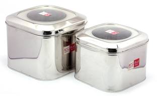 KCL Steel Grocery Container  - 2.5 L, 1.5 L