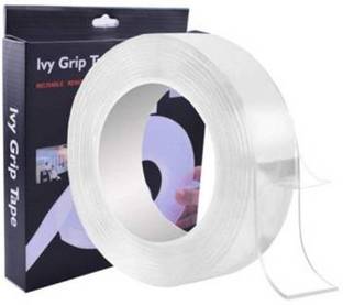 Vasundhara Mart Double Sided Nano Adhesive Tape, 5 miter Washable Traceless Nano Gel Tape, Multipurpose 5 m Double-sided Tape