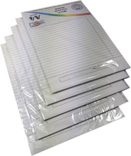 MAJESTIC BASKET High Quality Both Side Ruled White Project/ Assignment/ Practical / Homework Sheets [Pack of 5 - 100 Sheets] Both Side Ruled A4 90 gsm Multipurpose Paper
