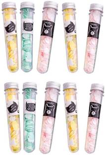 Definite Paper Soap Clean Soft Bath For Travel in flower Design Tube Shape Bottle Pakc of 10 (10 X 20g)