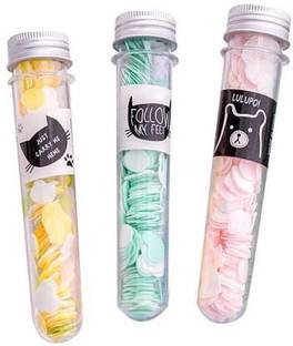 Definite Paper Soap Clean Soft Bath For Travel in flower Design Tube Shape Bottle Pack of 3 (3 X 20g)
