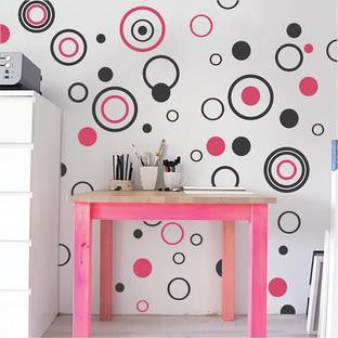 YMS (Size:- 16" X 24") Blooming Bubble Wall Stencil